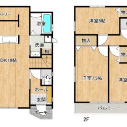 B号地間取