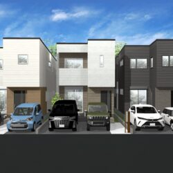 1～3号棟完成イメージです。外観