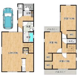 2号棟間取